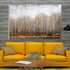 Spread your roots 100% Hand Painted Wall Painting (With Outer Floater Frame)
